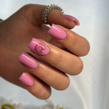 Классический маникюр на короткие ногти осень, фото - Салон красоты S Kim Studio