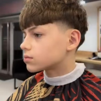 Стрижка кроп для підлітка, фото - Барбершоп Бородарня