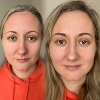 Перманент брів До та Після