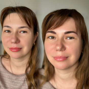 Перманент брів До та Після