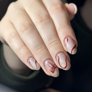 Зняття манікюр та покриття гель лаком
                    Салон красоты  Киев