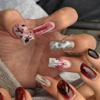 необычный маникюр