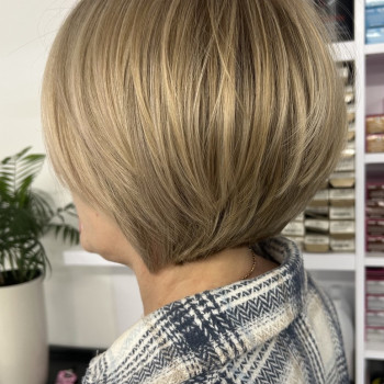  #Мілірування +стрижка боб