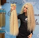 Афрокудрі в студії нарощення волосся Олени Шиян Салон краси Студия наращивания волос Елены Шиян Миколаїв