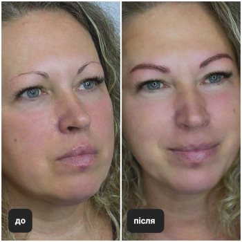 Перманентний макіяж брів "реальний волосок "