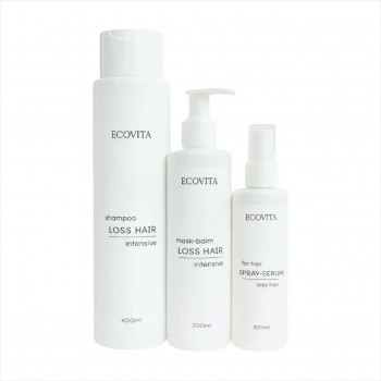 Комплексний набір проти випадіння волосся Loss Hair Intensive MAX Ecovita