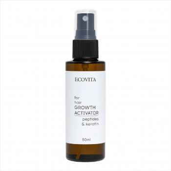 Активатор для росту волосся з пептидами та кератином 50мл Hair Growth Activator with Peptides & Keratin Ecovita