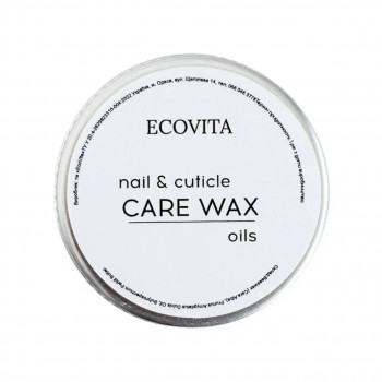 Віск для нігтів та кутикул “Доглядовий” з бджолиним воском і мигдальною олією Nail & cuticle care wax Ecovita