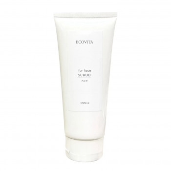 Крем - скраб для обличчя рисовий Ecovita