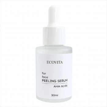 Пілінг-сироватка для обличчя з гліколевою та фруктовими кислотами For face peeling serum Ecovita