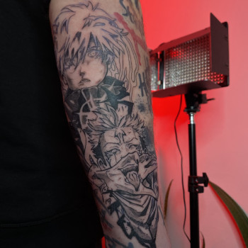 Аніме тату, чоловічі тату