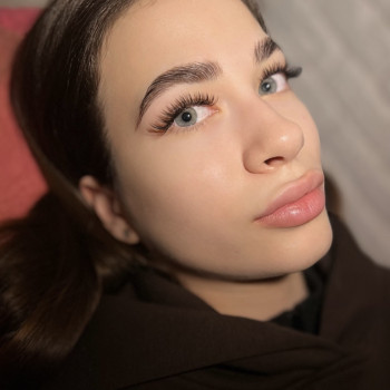 Нарощування вій 2Д Мокрий ефект з розтушовкою