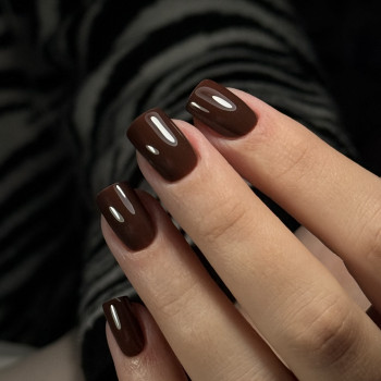 шоколадный маникюр
