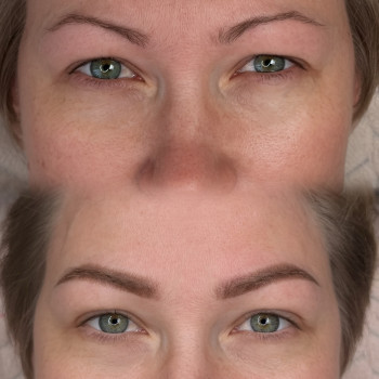 Перманентний макіяж брів пудрова техніка 
  
   