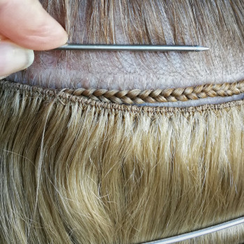 голливудское наращивание на косичку, трессовое наращивание, пришивание трессов