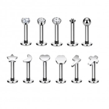 Титановые лабреты для пирсинга.
   