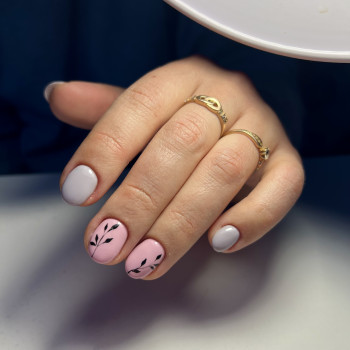 манікюр на дуже короткі нігті