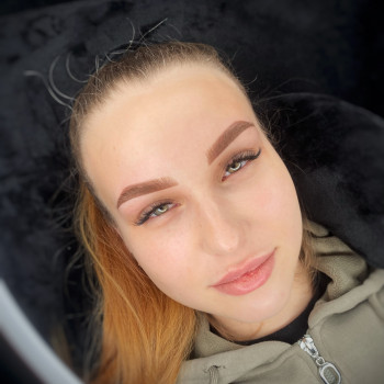 ПМ брів в техніці пудрове напилення