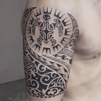 Тату полінезія, фото - Тату салон TattooDim
