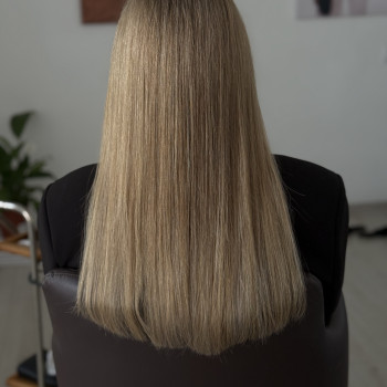 Нарощення натурального волосся, загущення 50 грамів