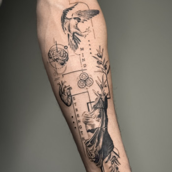 Геометрия, фото - тату салон TATTOO LAMARCH