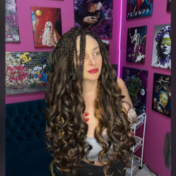 Где косы с локонами, фото - брейдер Алёна Грахольская