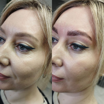 "Комбо брів" - Довготривала укладка+ корекція+ фарбування бр