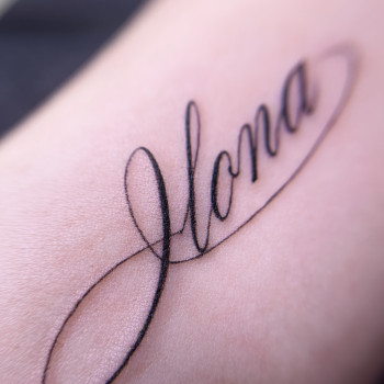 Надпись, фото - тату салон TATTOO LAMARCH