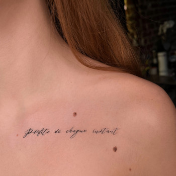 Напис, фото - тату салон TATTOO LAMARCH