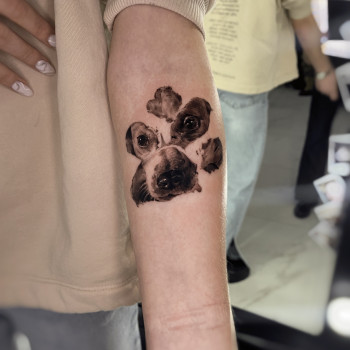 Собака, фото - тату салон TATTOO LAMARCH
