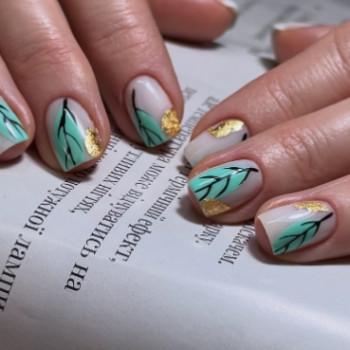 маникюр с рисунком