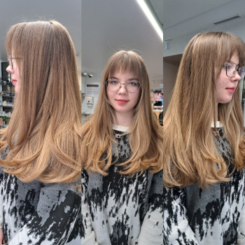 Стрижка слои, фото - парикмахер Марина Мотова