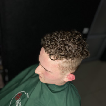 Чоловіча завивка, фото - трітментолог Олена Штельмах