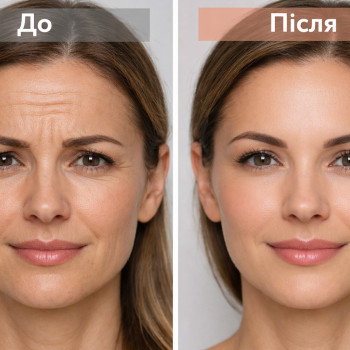 Ботулінотерапія міжбрівки та лоб