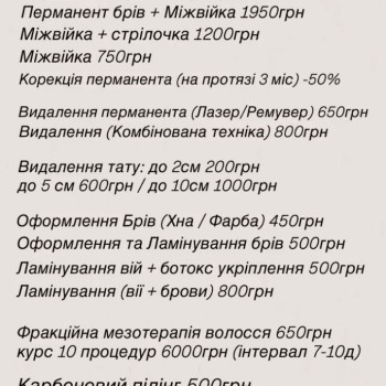 Фото з портфоліо майстра Аліса Шаргородська (майстер перманентного макіяжу, Дніпро)