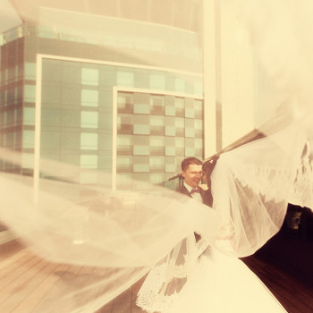 Фотосессия на природе свадебная яхте, фото - Свадебный фотограф Анна Шаульская