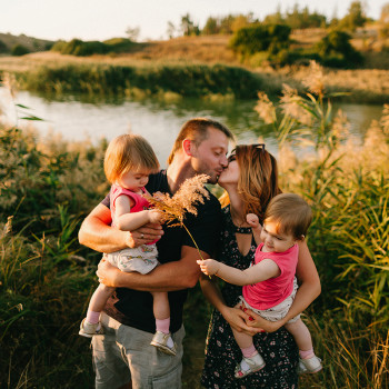 Сімейна фотосесія дитяча мама донька, фото - Весільний фотограф Анна Шаульська