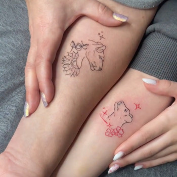 Тату Парни папу, фото - Тату мастер Елена Верина