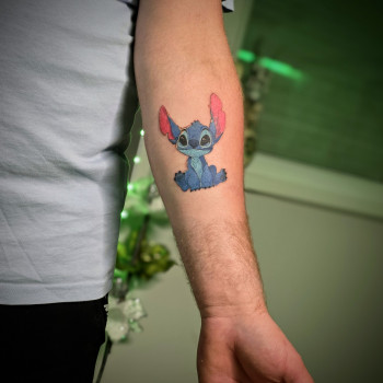 Тату на предплечье цветные мультяшные, фото - Тату мастер Людмила Сурченко