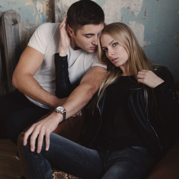 Еротична фотосесія пари лав сторі, фото - Весільний фотограф Анна Шаульська