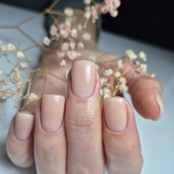  #комбіманікюр #гелевакорекція #квадратнінігті #натуральнийманік #