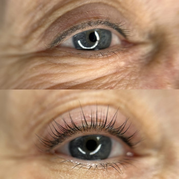 Ламінування та фарбування вій