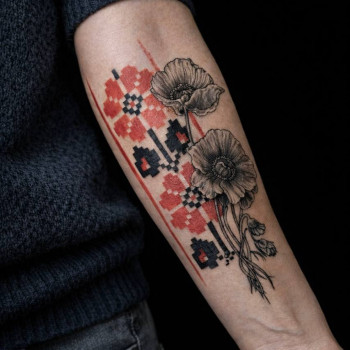 Тату Патріотичне татуювання, фото - Салон красоты New Look