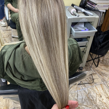 Мелирование на натуральные волосы