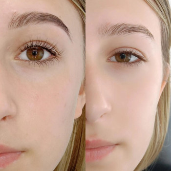 Корекція фарбування брів, ламінування вій