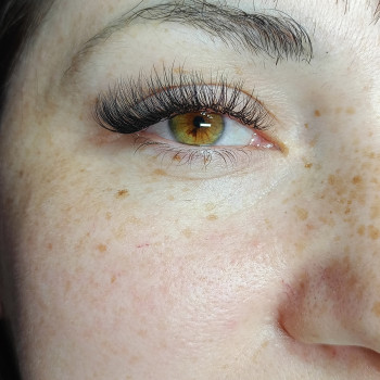 Нарощування вій Лисичка 2d