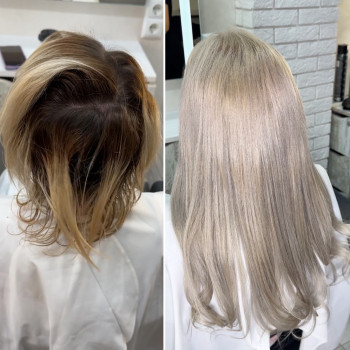 Total Blond+ стрічкове нарощення