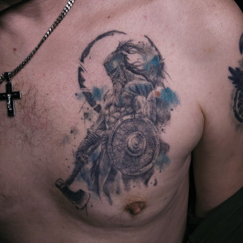 Тату  #дніпротату #днепртату #патріотичнетату, фото - Тату майстер Альона Iванник