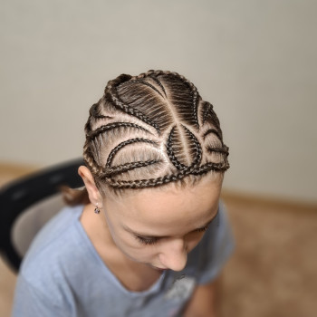 Коси з візерунком без канекалона
                    Брейдер  Харьков