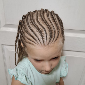 Коси з візерунком без канекалона
                    Брейдер  Харьков